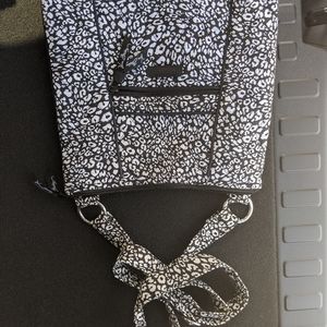 Vera bradley snow leopard print crossbody